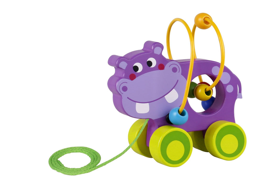Tooky - Beads Pull Along Hippo