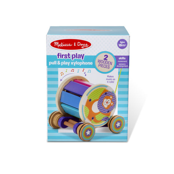 Melissa & Doug First Play Pull & Play Xylophone