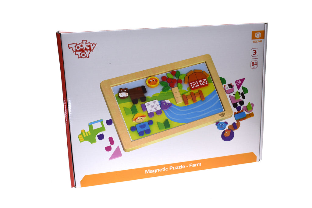 Tooky - Magnetic Puzzle Board - Farm