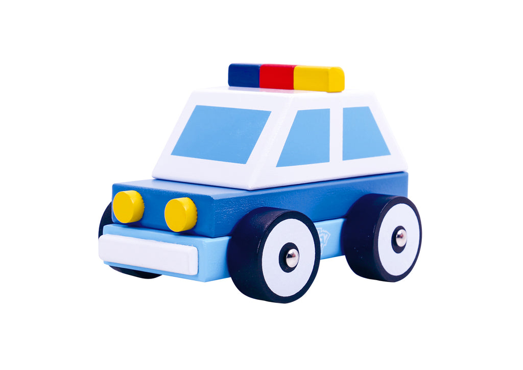 Tooky - Wooden Block Police Car
