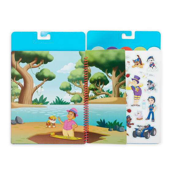 Melissa & Doug - PAW Patrol Restickable Stickers Flip-Flap Pad - Ultimate Rescue
