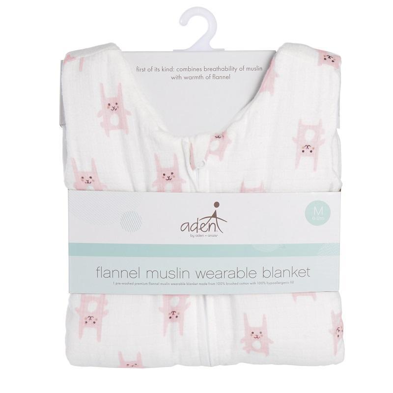 Aden + Anais
Aden Bunny Pink Flannel Sleeping Bag 3.5 TOG - Small
