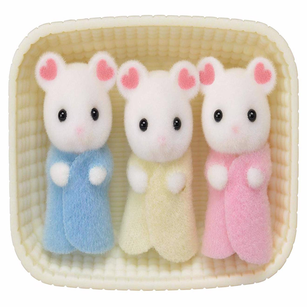 Sylvanian Families Marshmallow Mouse Triplets SF5337