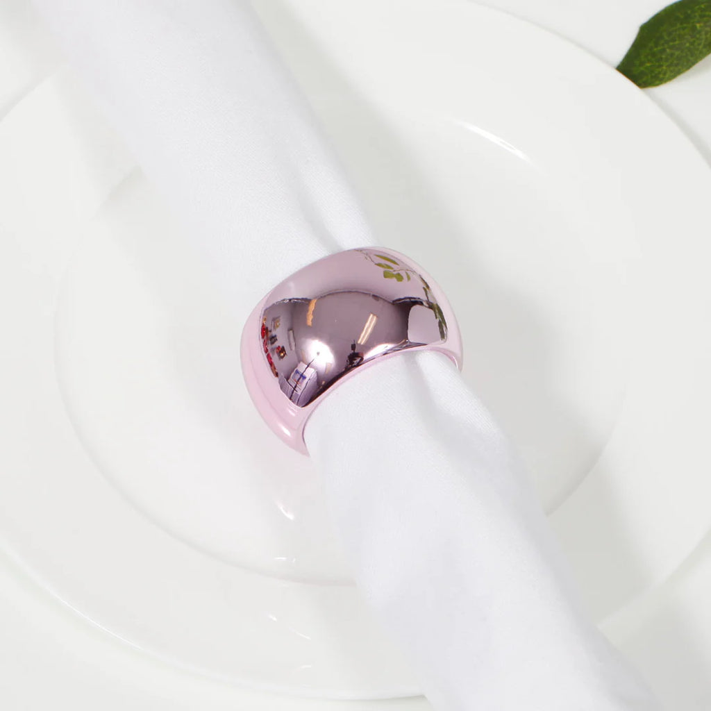 Wedding & Event - Napkin Ring - Classic Luxe Style - Light Pink