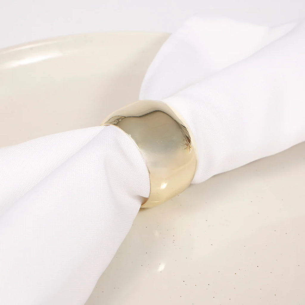 Wedding & Event - Napkin Ring - Classic Luxe Style - Gold