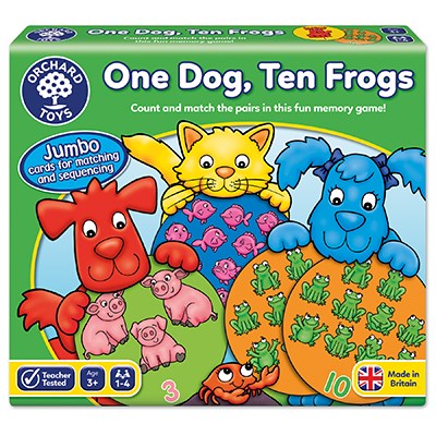 Orchard Toys One Dog, Ten Frogs Game
