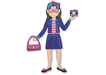 Melissa & Doug Reusable Puffy Stickers Play Set: Dress-Up