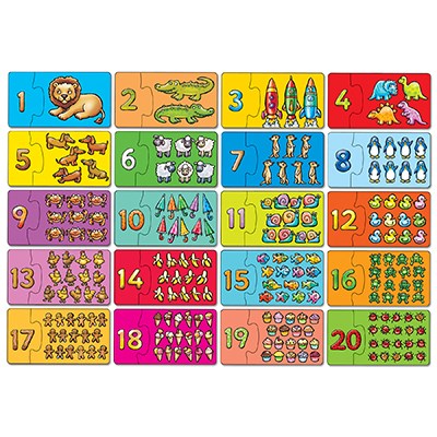 Orchard Toys Match and Count Puzzle - 2 pcs