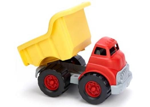 Green Toys Dump Truck Yellow & Red 100% Recycled BPA free