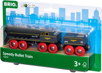 BRIO Train - Speedy Bullet Train, 2 pieces