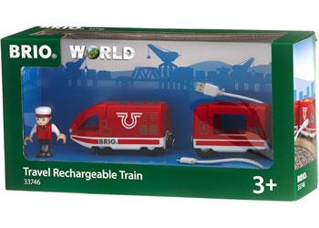 BRIO Train - Travel Rechargeable Train, 4 pieces