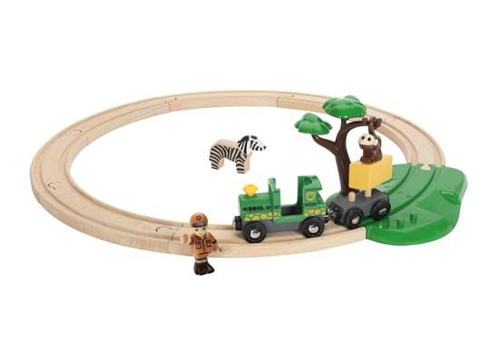BRIO Set - Safari Railway Set, 17 pieces