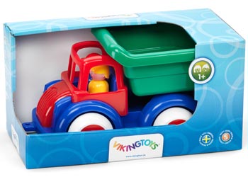 Viking Toys Jumbo Tipper Truck with 2 Figures Gift Box