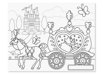 Melissa & Doug Jumbo Colouring Pad - Princess & Fairy