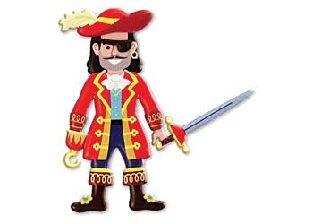 Melissa & Doug Reusable Puffy Sticker Play Set-Pirate