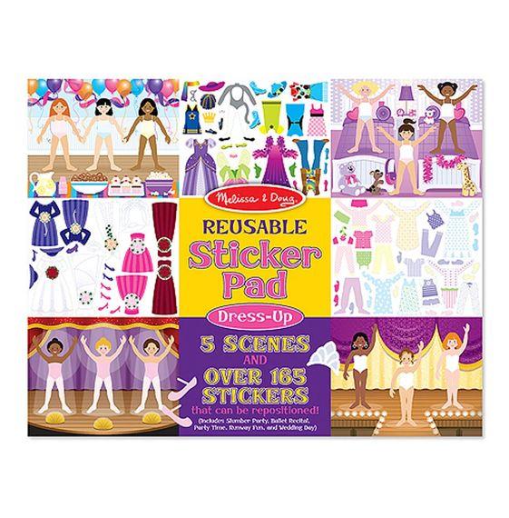 Melissa & Doug Reusable Sticker Pad Dress Up