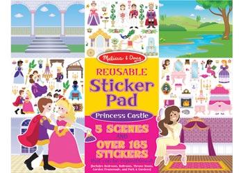 Melissa & Doug Reusable Stickers - Princess Castle