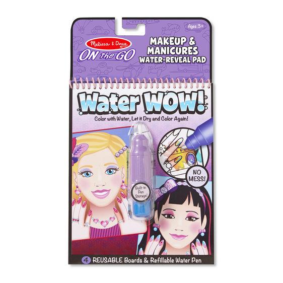 Melissa & Doug Water Wow! Makeup & Manicures - On the Go Travel Activity