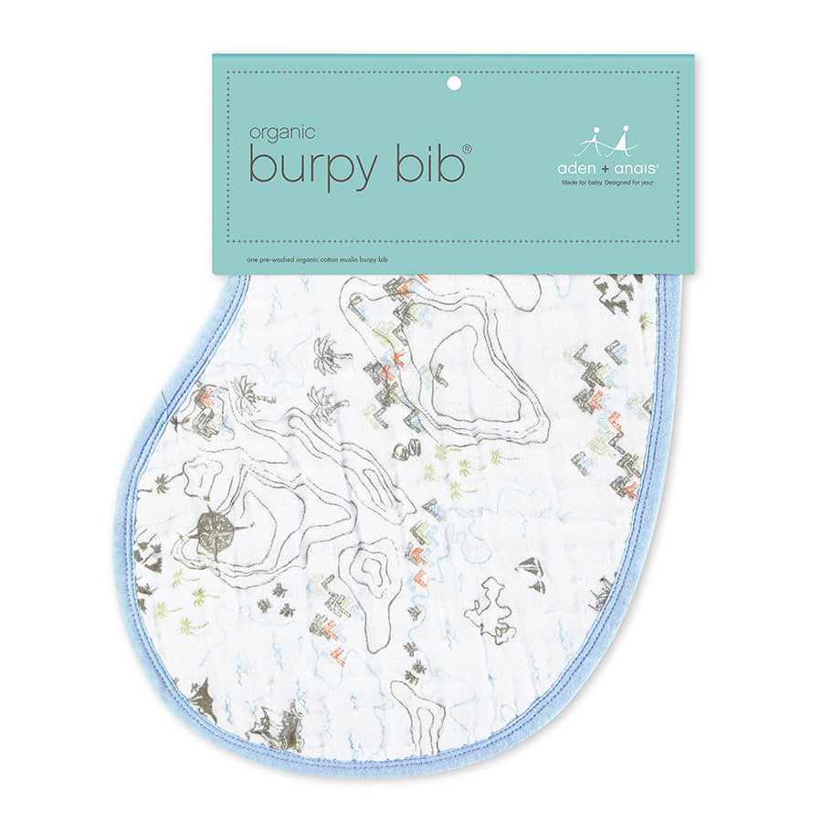 Aden + Anais Organic Burpy Bib - Warrior Finn