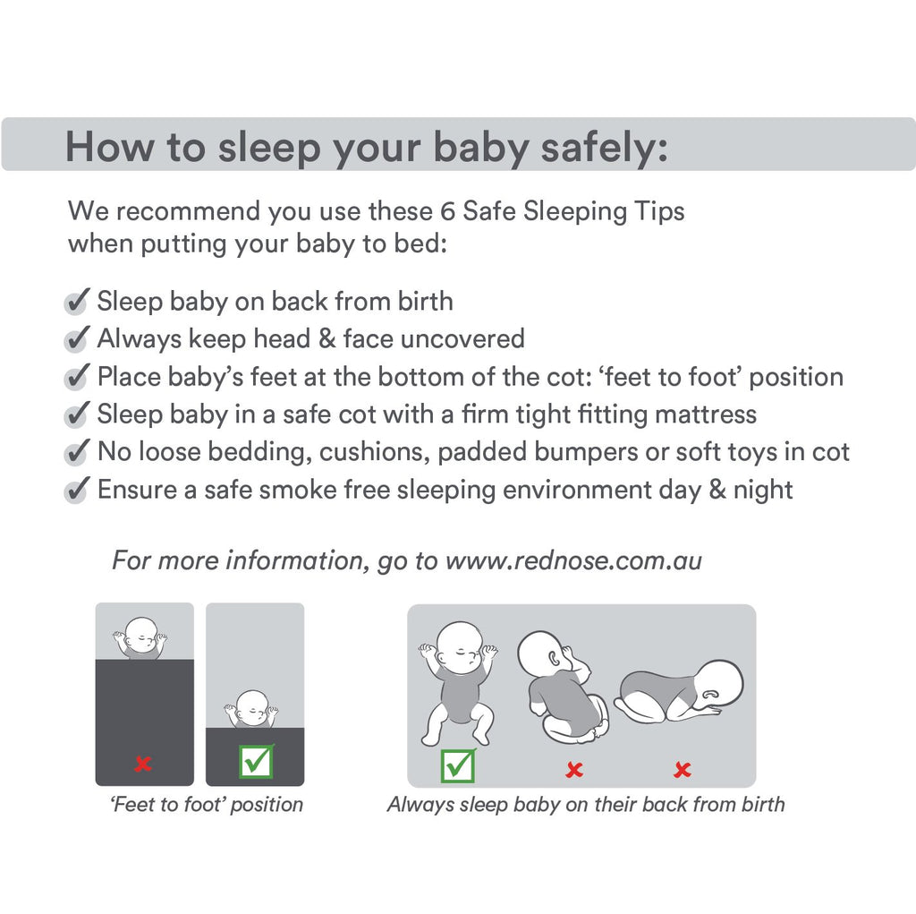 Bubba Blue Breathe Easy® 1.0 Tog Sleep Pouch - Standard Cot