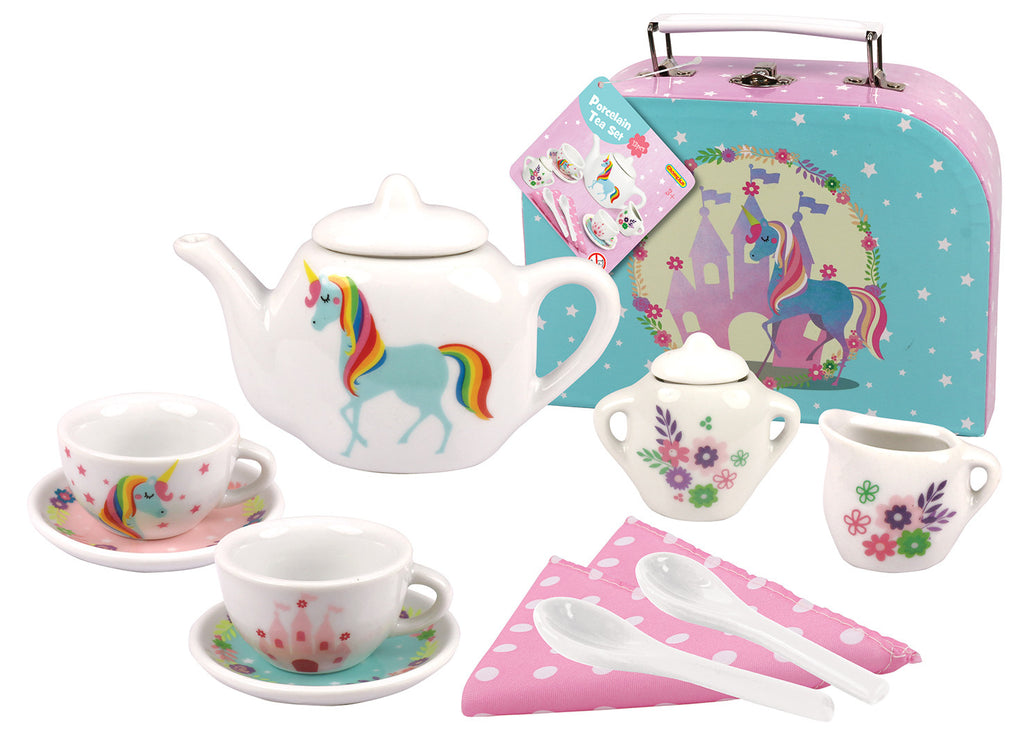 Kaper Kidz - Unicorn Porcelain Tea Set 13 pcs