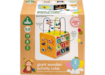 Early Learning Centre Giant Classic Wooden Activity Cube