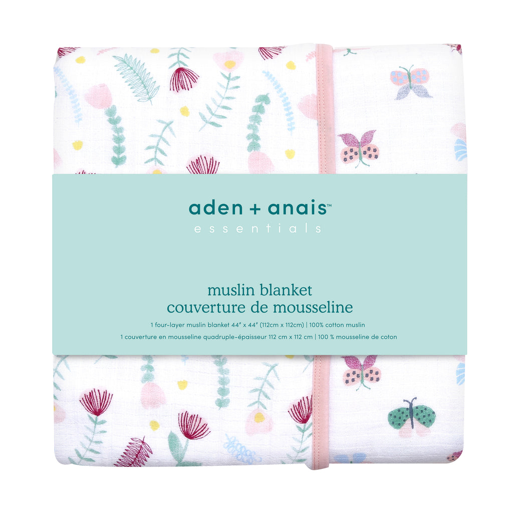 Aden Dream Blanket - Flora Fauna by Aden+Anais