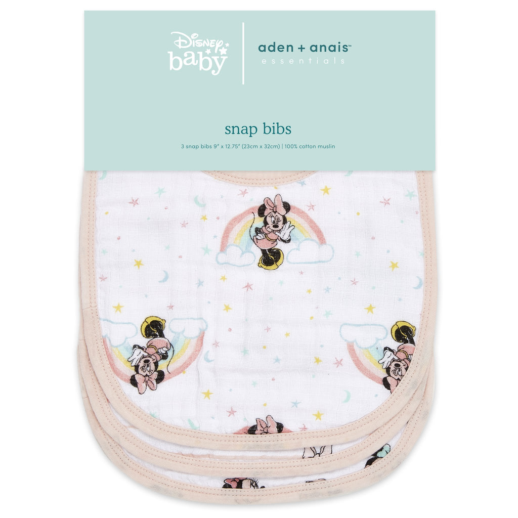 Aden Snap Bib 3-pack - Disney Minnie by Aden+Anais