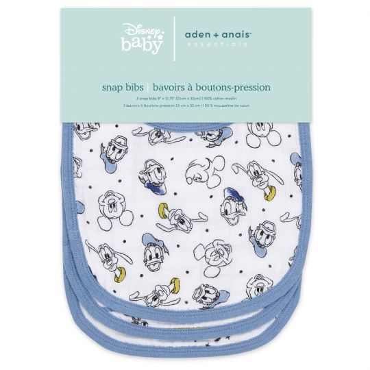 Aden Snap Bib 3-pack - Disney Mickie by Aden+Anais