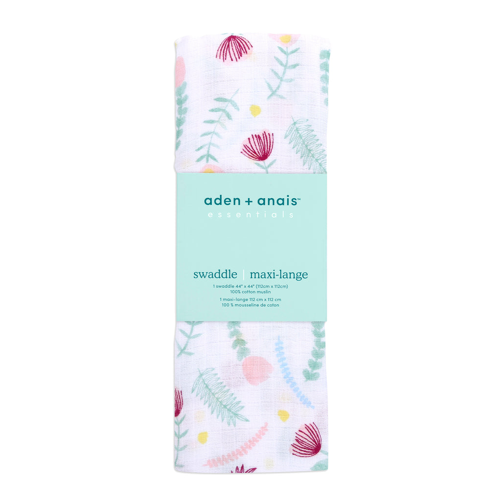 Aden Swaddle Single - Flora Fauna by Aden+Anais