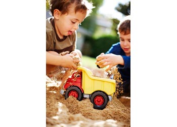 Green Toys Dump Truck Yellow & Red 100% Recycled BPA free