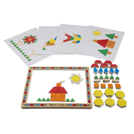 Melissa & Doug Magnetic Pattern Block Kit