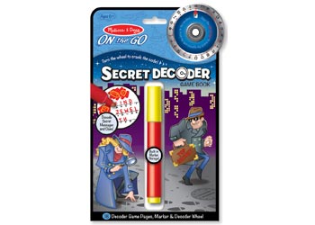Melissa & Doug On The Go Secret Decoder Game Book