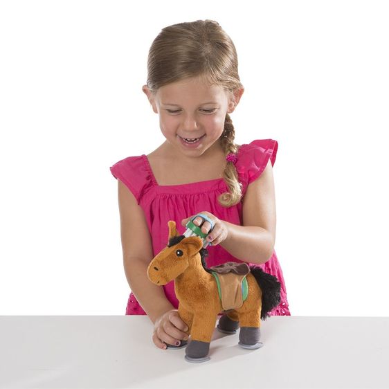 Melissa & Doug Feed & Groom Horse Care Play Set