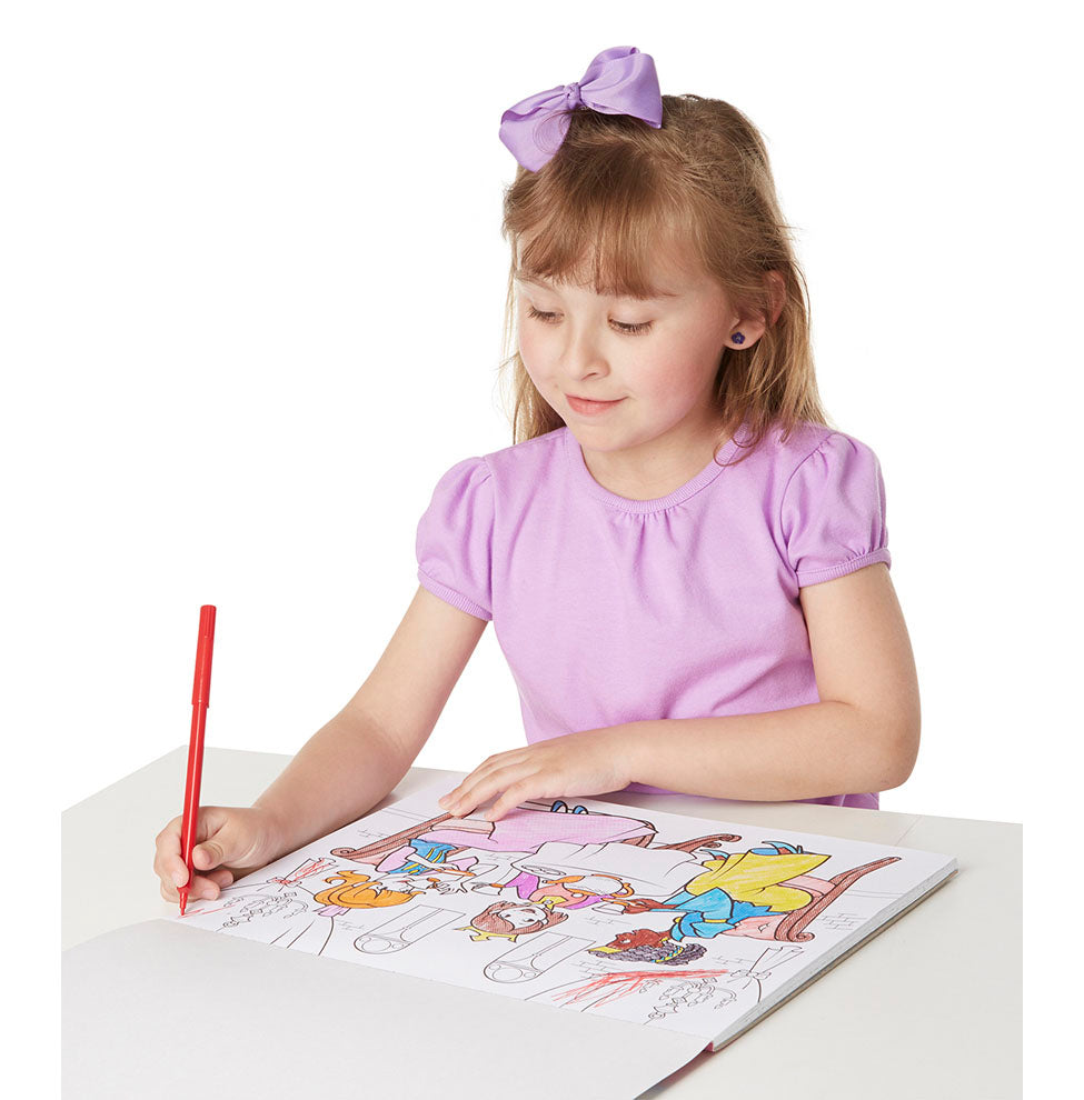 Melissa & Doug - Magic-Pattern Marker Colouring Pad - Pink