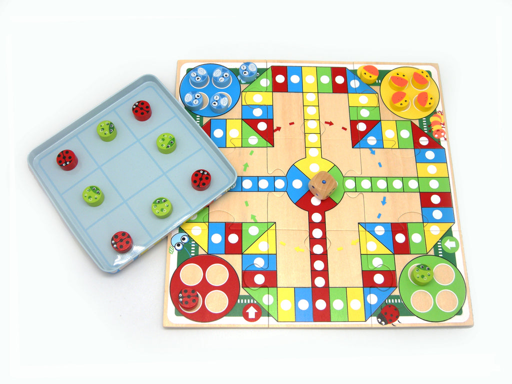 Kaper Kidz - Tin Box Game - Ludo & Tic-Tac-Toe