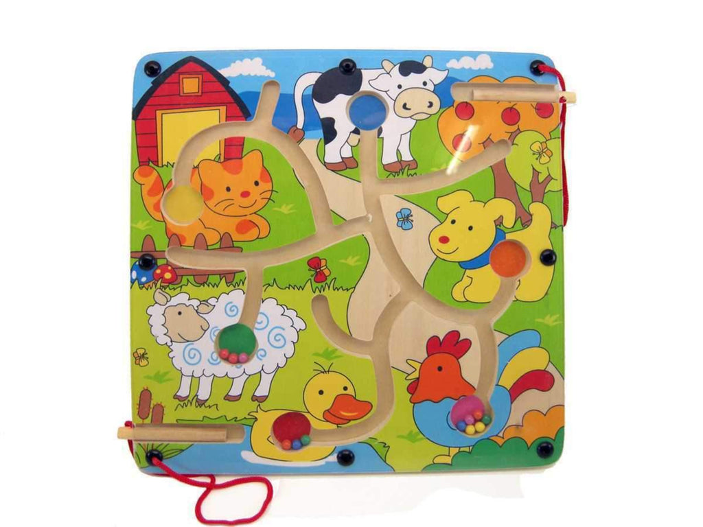 Kaper Kidz - Wooden Farm Magnetic Maze