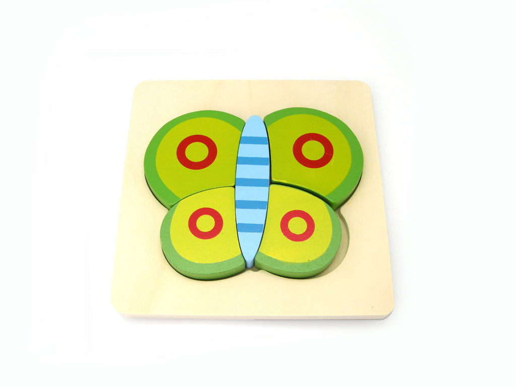 Kaper Kidz - Wooden Butterfly Chunky Puzzle