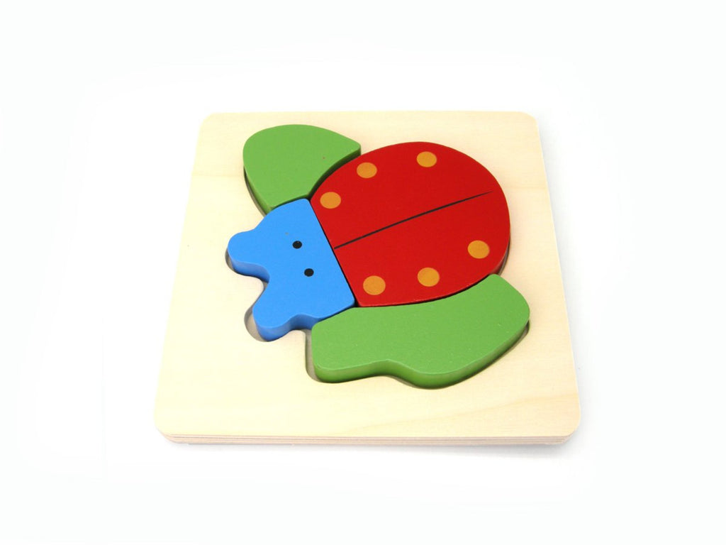 Kaper Kidz - Wooden Lady Bird Chunky Puzzle
