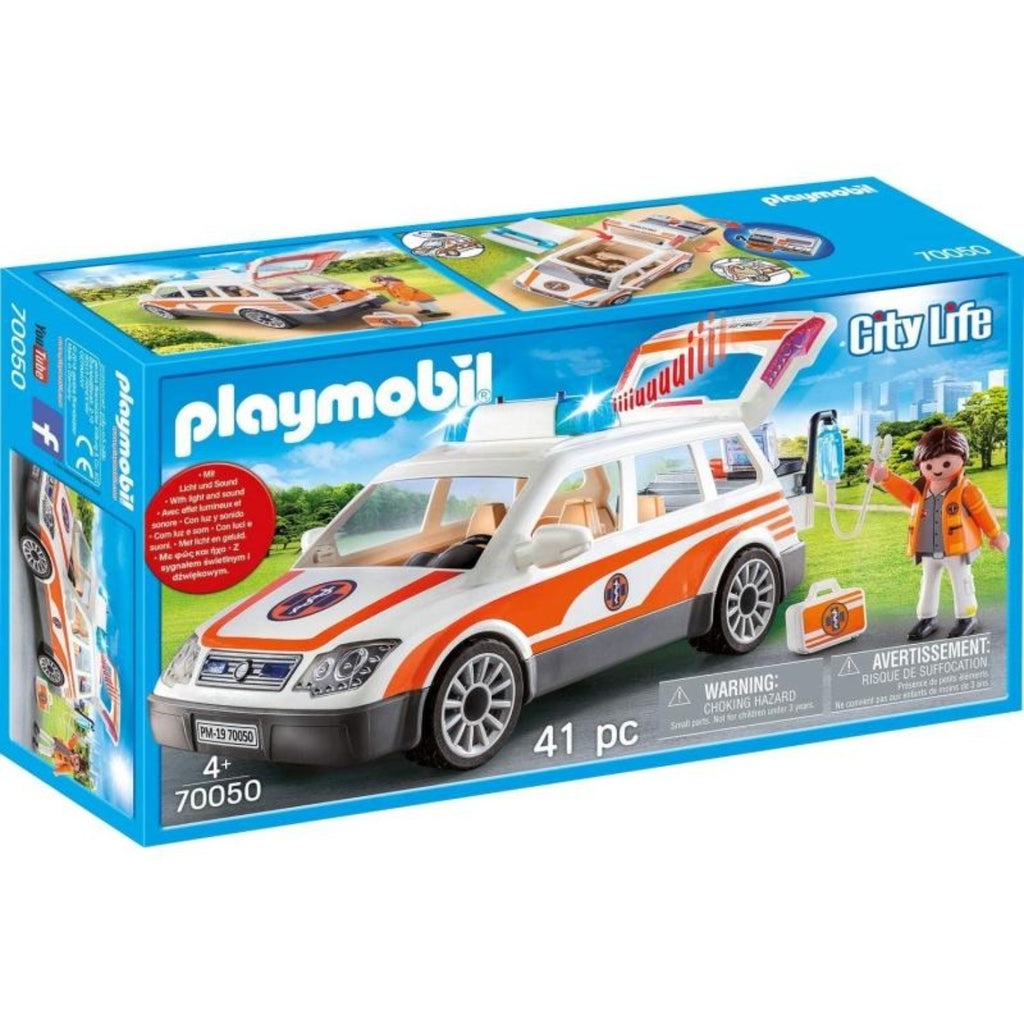 PMB70050_Playmobil_City_Life_Emergency_Car_with_Siren_70050