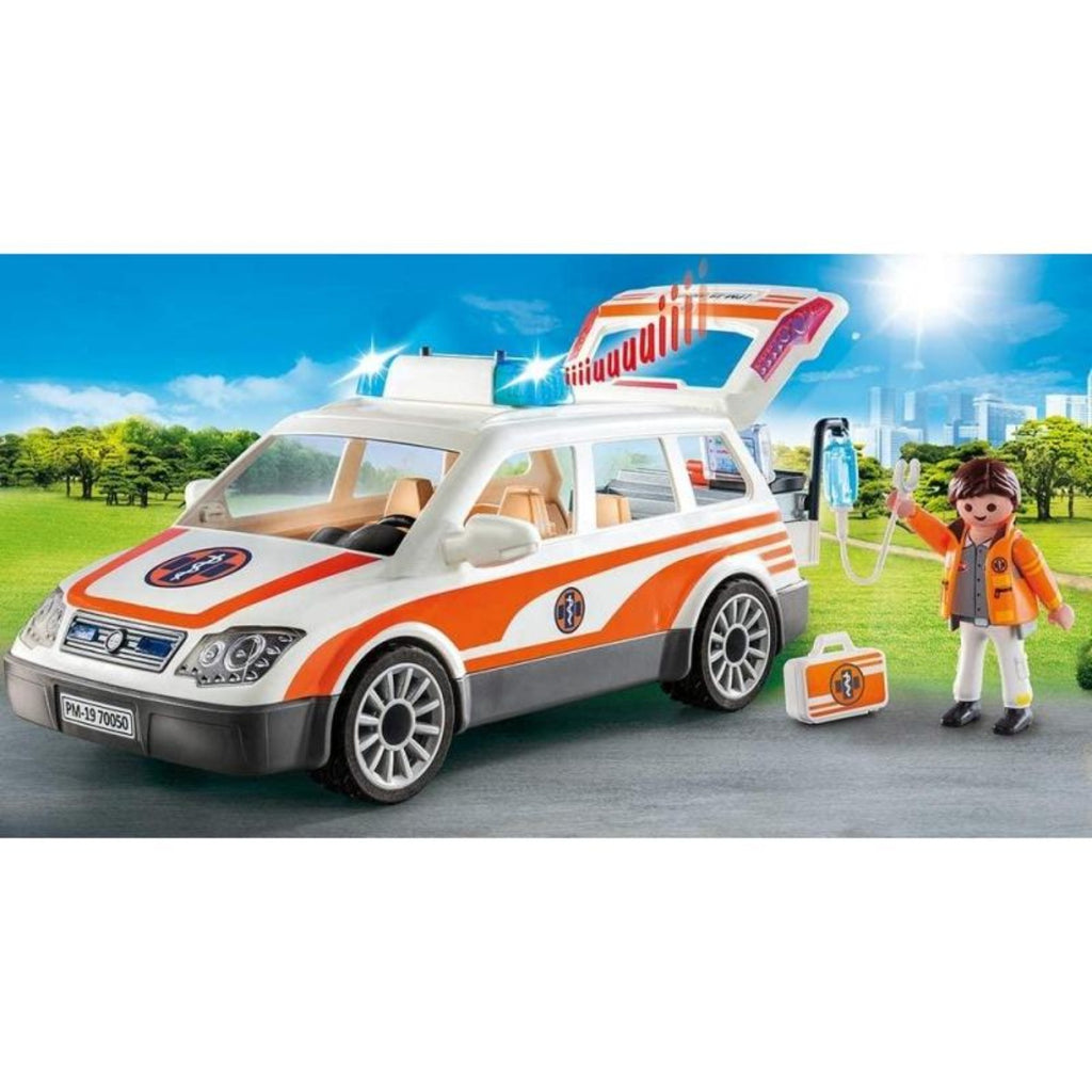 PMB70050_Playmobil_City_Life_Emergency_Car_with_Siren_70050
