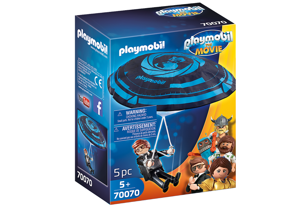 Playmobil Rex Dasher with Parachute 70070