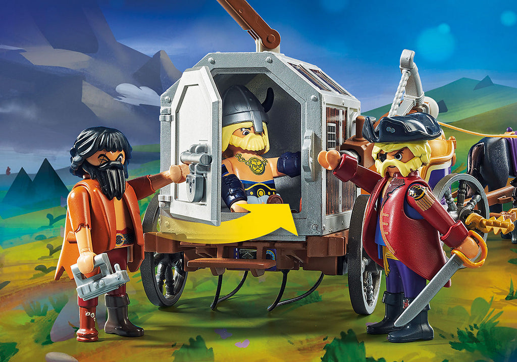 Playmobil Charlie with Prison Wagon 70073