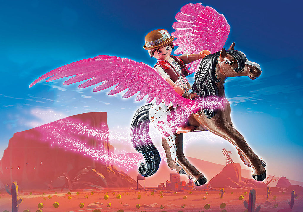 Playmobil The Movie Marla & Del with Pegasus 70074