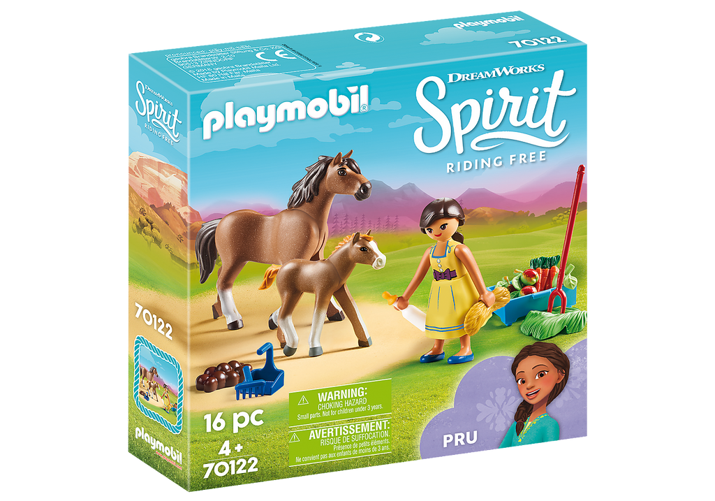 Playmobil Pru with Horse and Foal 70122