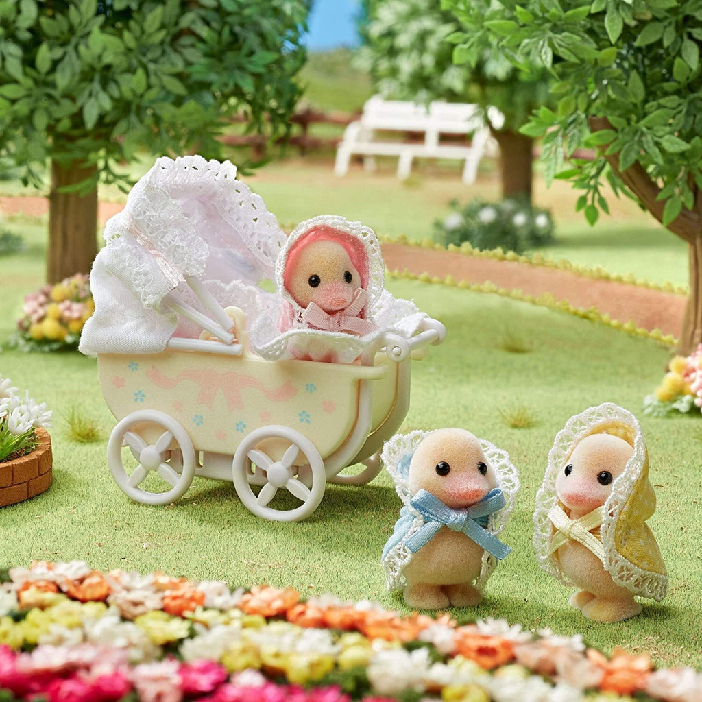 Sylvanian Families - Darling Ducklings Baby Carriage SF5601