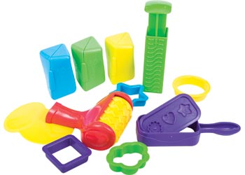 Skwooshi Dough Activity Set - 170g Assorted Colours with Activity Tools