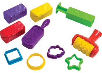 Skwooshi Dough Activity Set - 170g Assorted Colours with Activity Tools