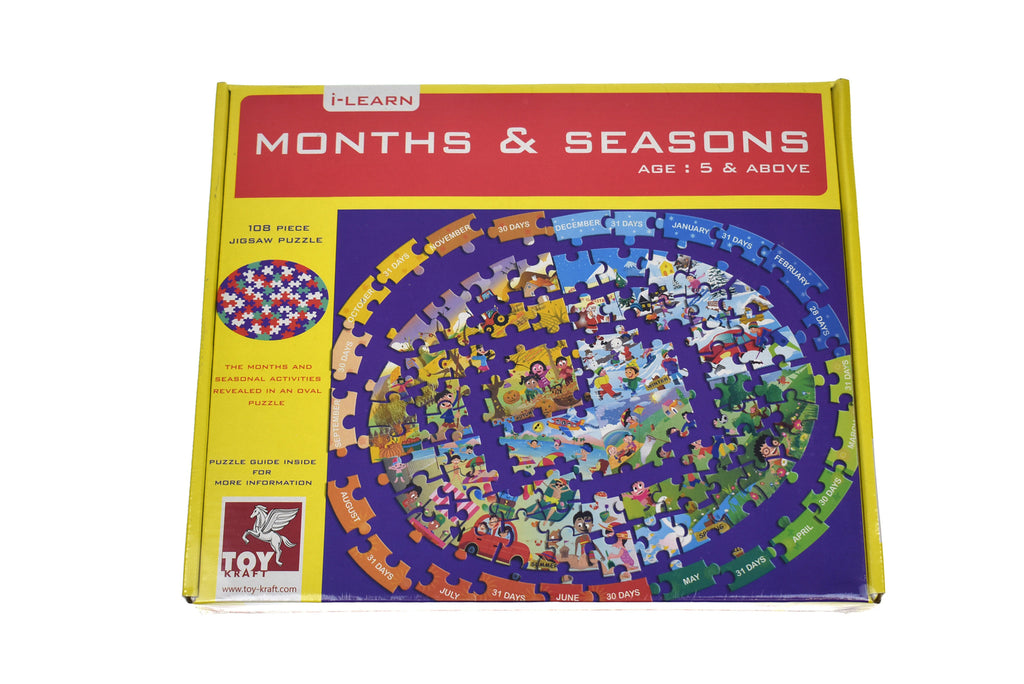 Tooky - Jigsaw Puzzle - Months & Seasons 108 pieces