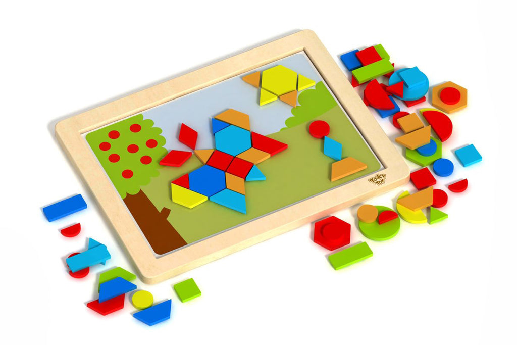 Tooky - Magnetic Puzzle Board - Shapes